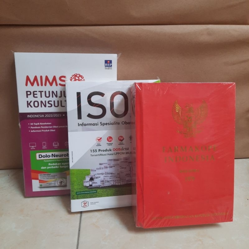 Jual Paket Farmasi Iso Mims Farmakope Shopee Indonesia