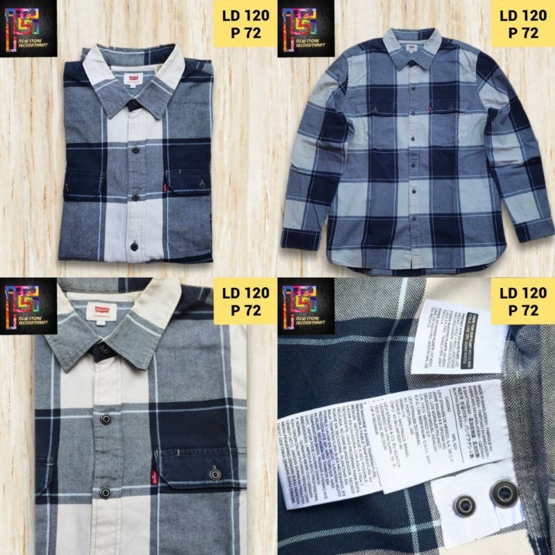 Jual Kemeja Denim Levi S Second Shopee Indonesia