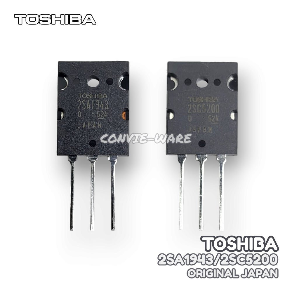 Jual Transistor Final TOSHIBA 2SA1943 2SC5200 ORIGINAL JAPAN Shopee