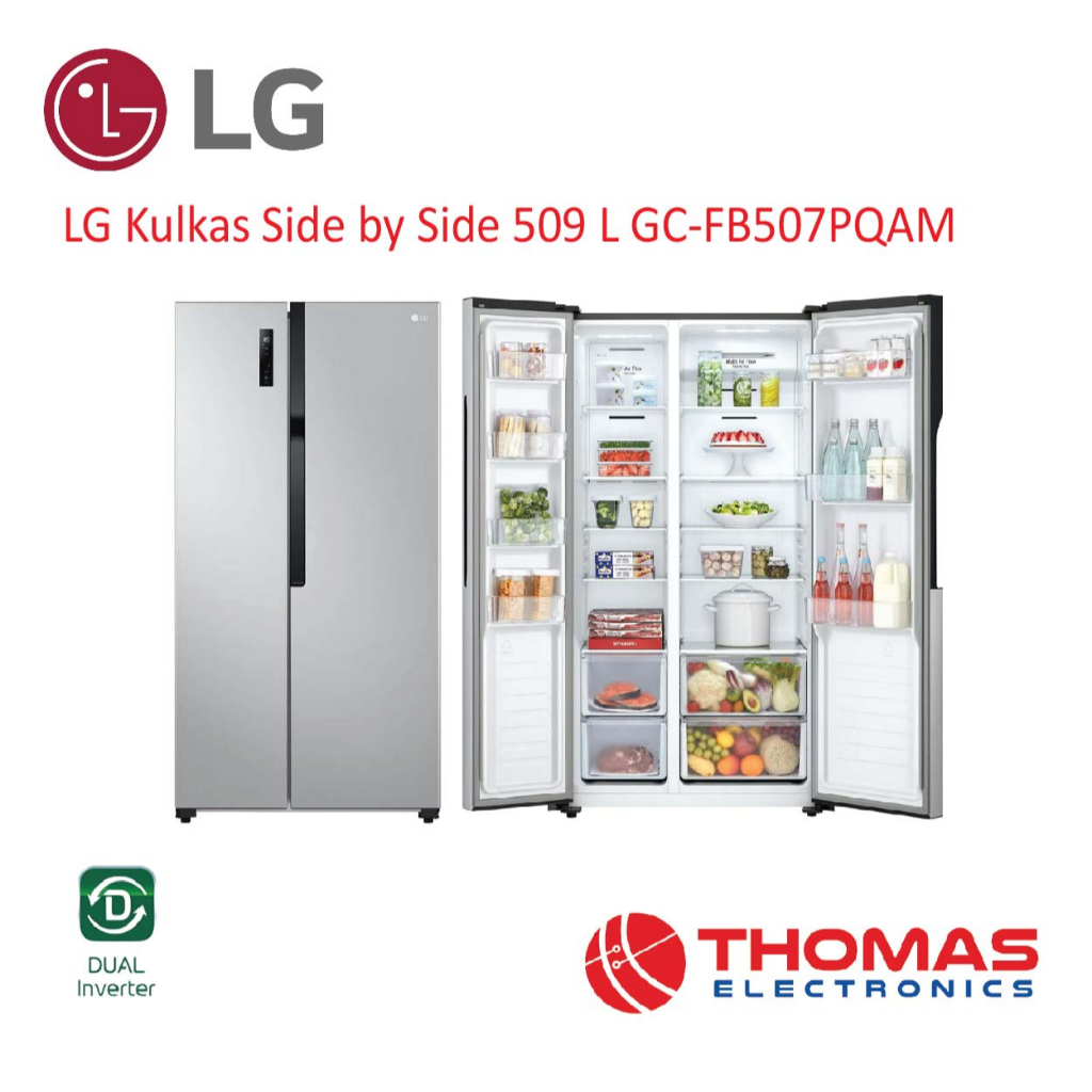 Jual Lg Kulkas Side By Side L Gc Fb Pqam Inverter Gc Fb Pqam