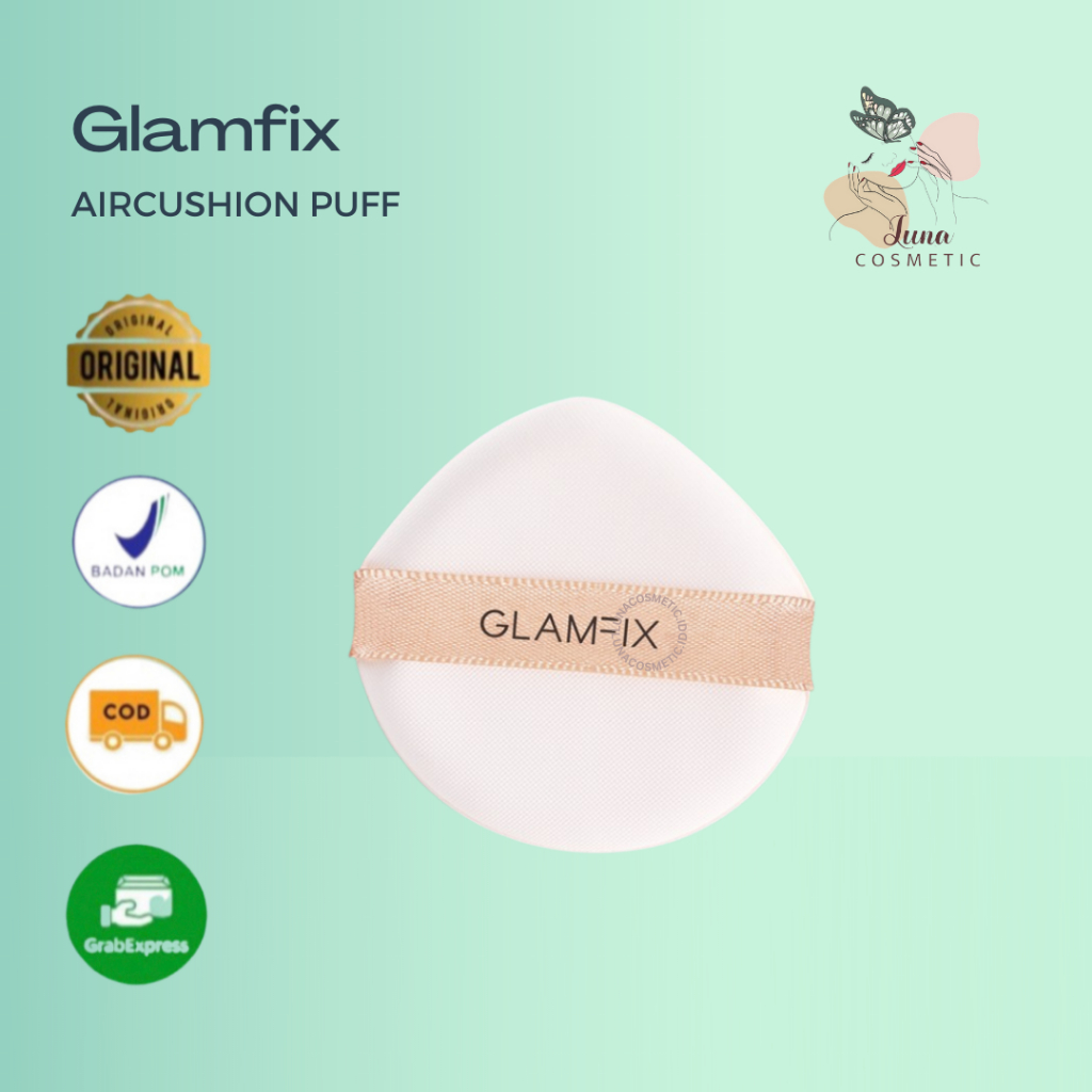 Jual GLAMFIX Professional Aircushion Puff Isi 2pcs GLAM FIX Beauty