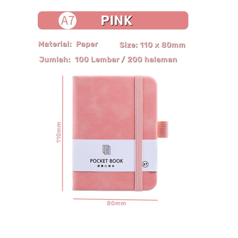 Jual Notebook Mini Pocket A A Buku Catatan Kecil Book Aesthetic