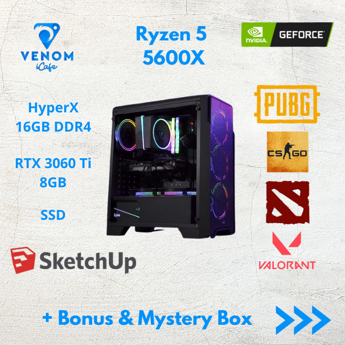 Jual Pc Gaming Ryzen X Rtx Ti Gb Gb Ram Nvme