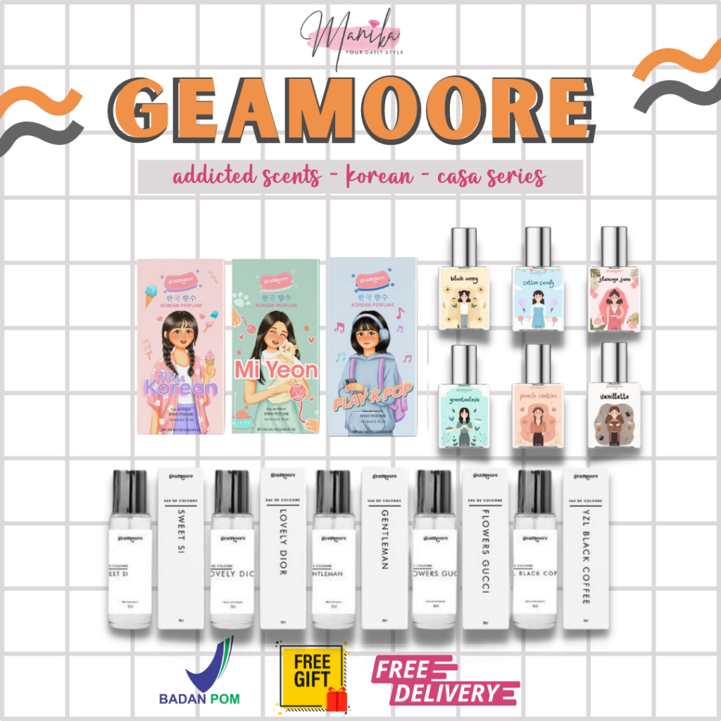 Jual Geamoore Spray Addicted Scents Series 15ML Korean Parfume Casa