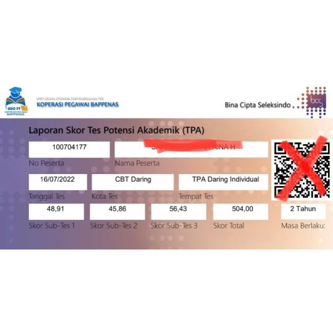 Jual Tes Potensi Akademik TPDA PLTI TKDA PAPS TPA Bappenas 500 Resmi