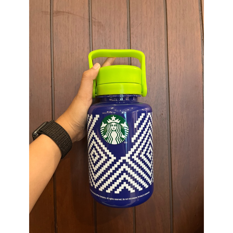 Jual Tumbler 1 Liter Starbucks Colorful Weaves Shopee Indonesia