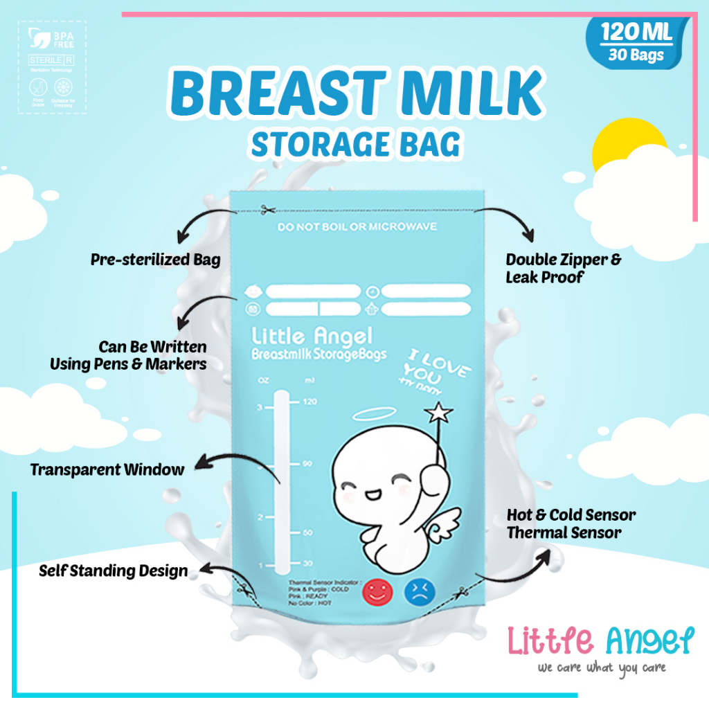 Jual Kantong Asi Susu Bayi Ml Baby Breast Milk Storage Bag Asip