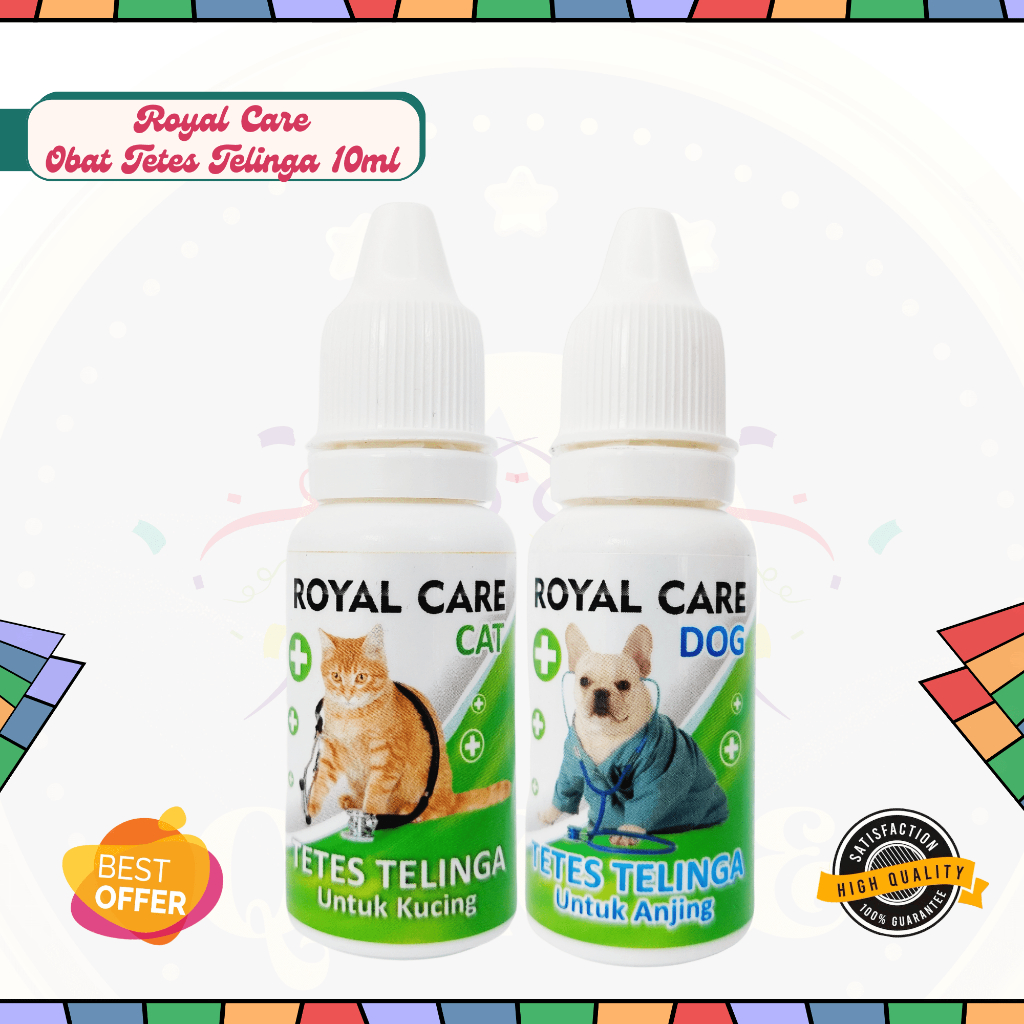 Jual Royal Care Obat Tetes Telinga Kucing Anjing 10ml Obat Tetes