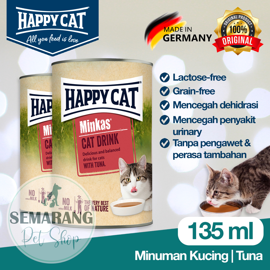 Jual HAPPY CAT MINKAS Cat Drink Tuna 135ml Makanan Kucing Basah Wet