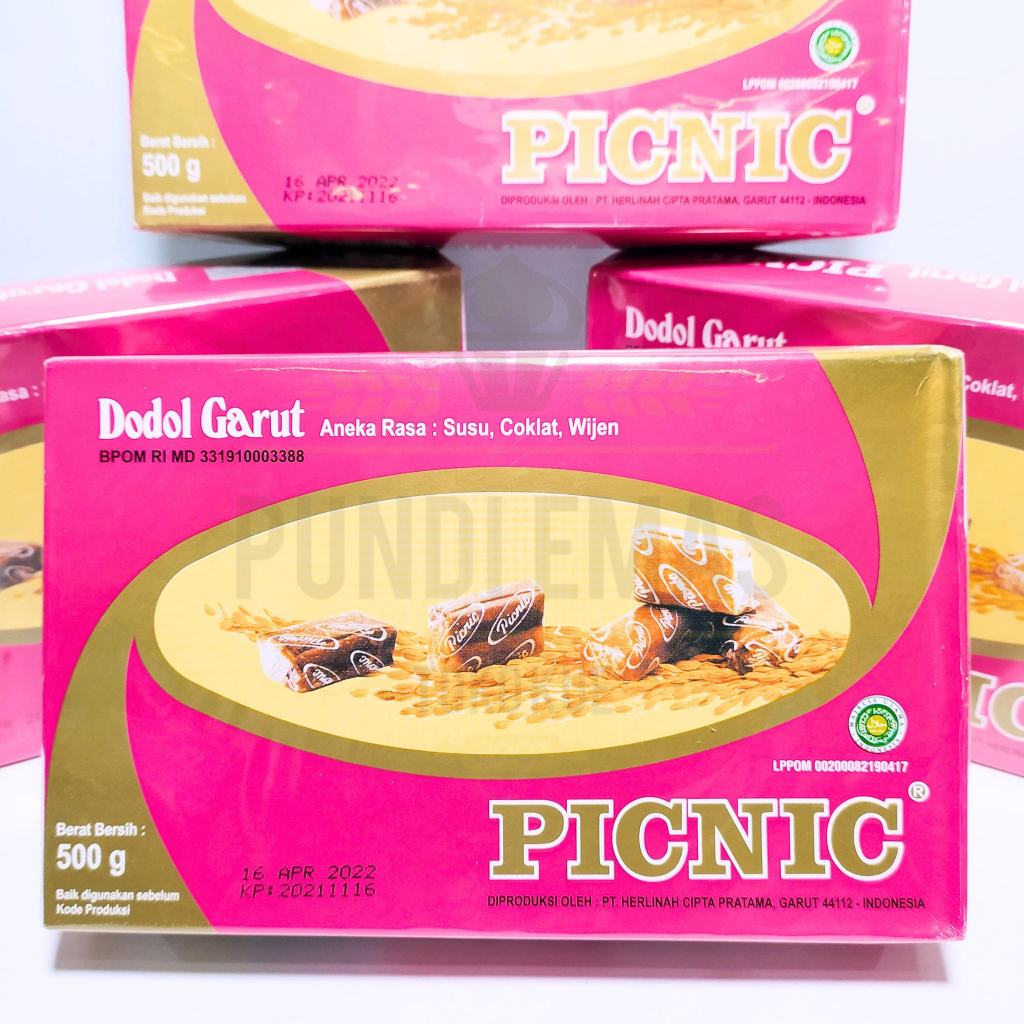 Jual DODOL GARUT PICNIC BERAT 500 GRAM Shopee Indonesia