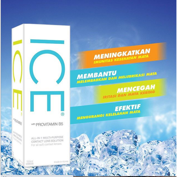 Jual Ice Solution Cairan Pembersih Softlens Air Softlens Ml