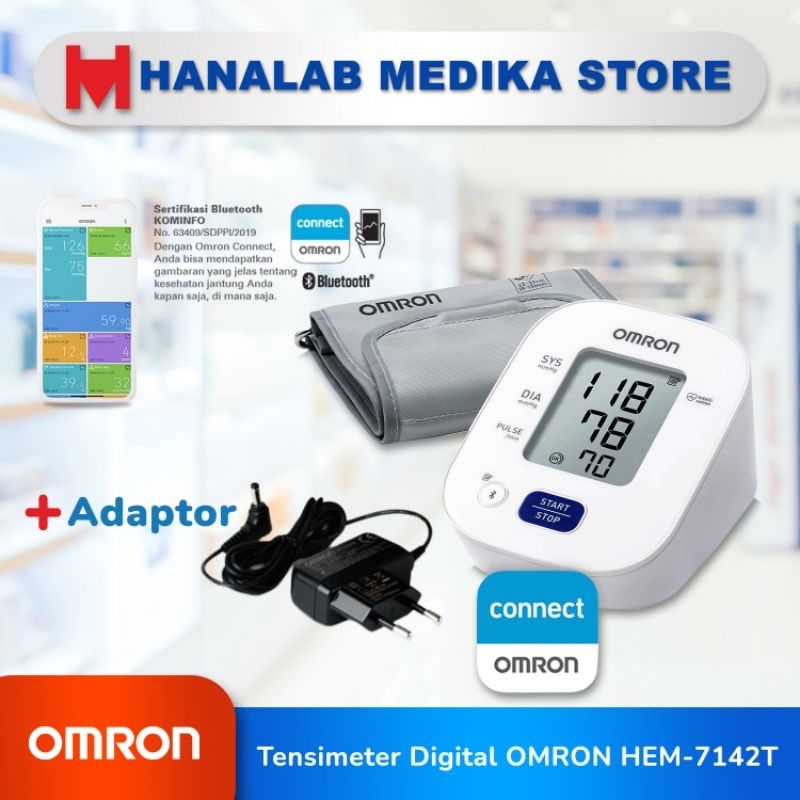 Jual Omron Tensi Digital Hem T Adaptor Shopee Indonesia