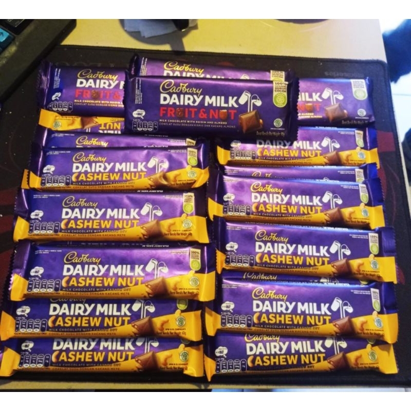 Jual Cadbury Dairy Milk Cashew Nut G Shopee Indonesia