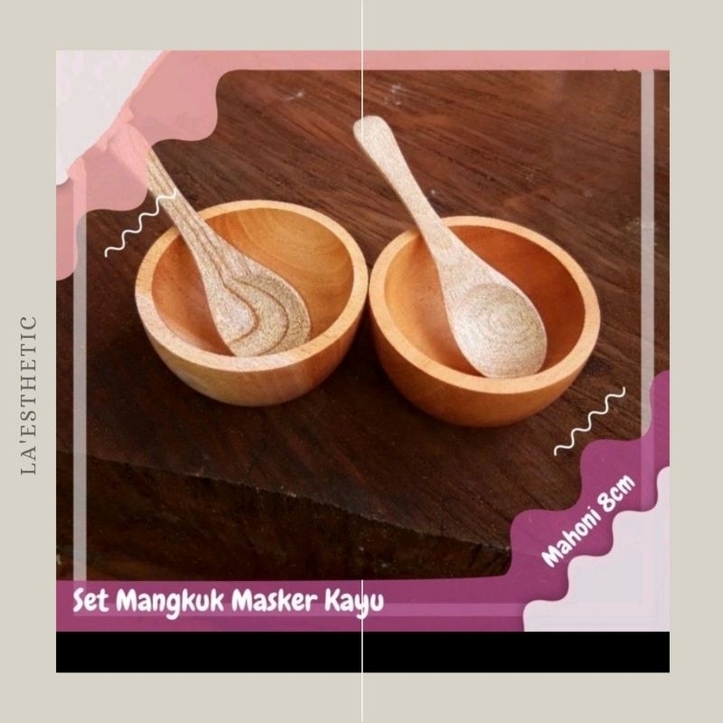 Jual Mangkok Kayu Alat Masker Shopee Indonesia