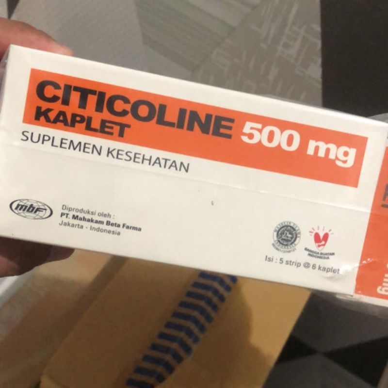 Jual CITICOLINE CITICOLIN Mahakam 500 MG Box Isi 30 Kapsul Shopee