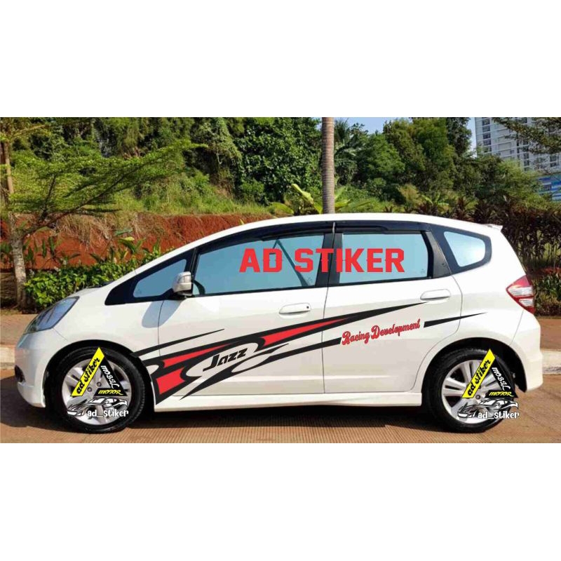 Jual 1021c STIKER MOBIL HONDA JAZZ AVANZA XENIA SIGRA INNOVA RUSH