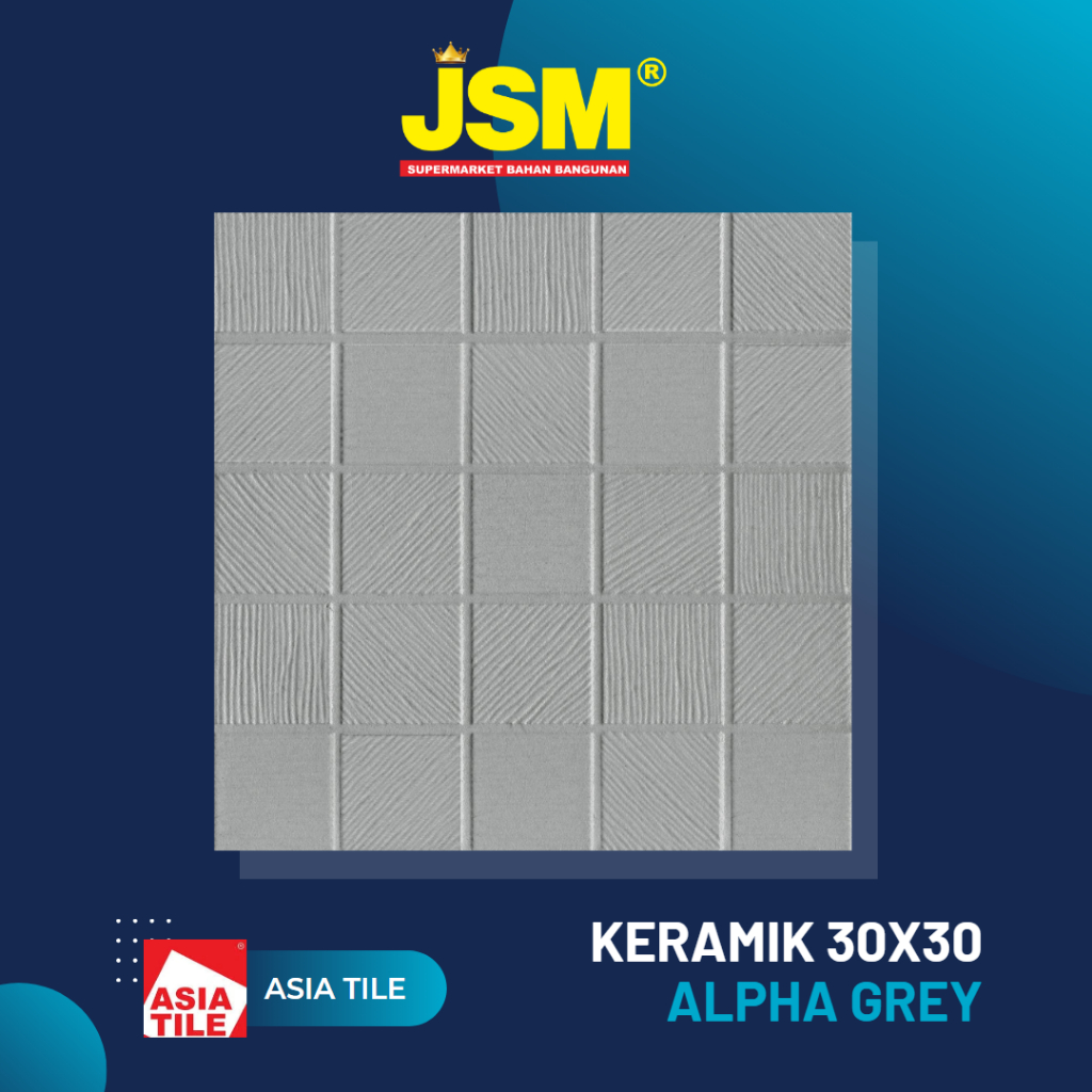 Jual Asia Tile Keramik Lantai Alpha Grey Matt X Shopee Indonesia