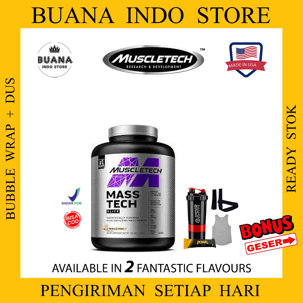 Jual Muscletech Mass Gainer Masstech Elite Lb Massgainer Lbs