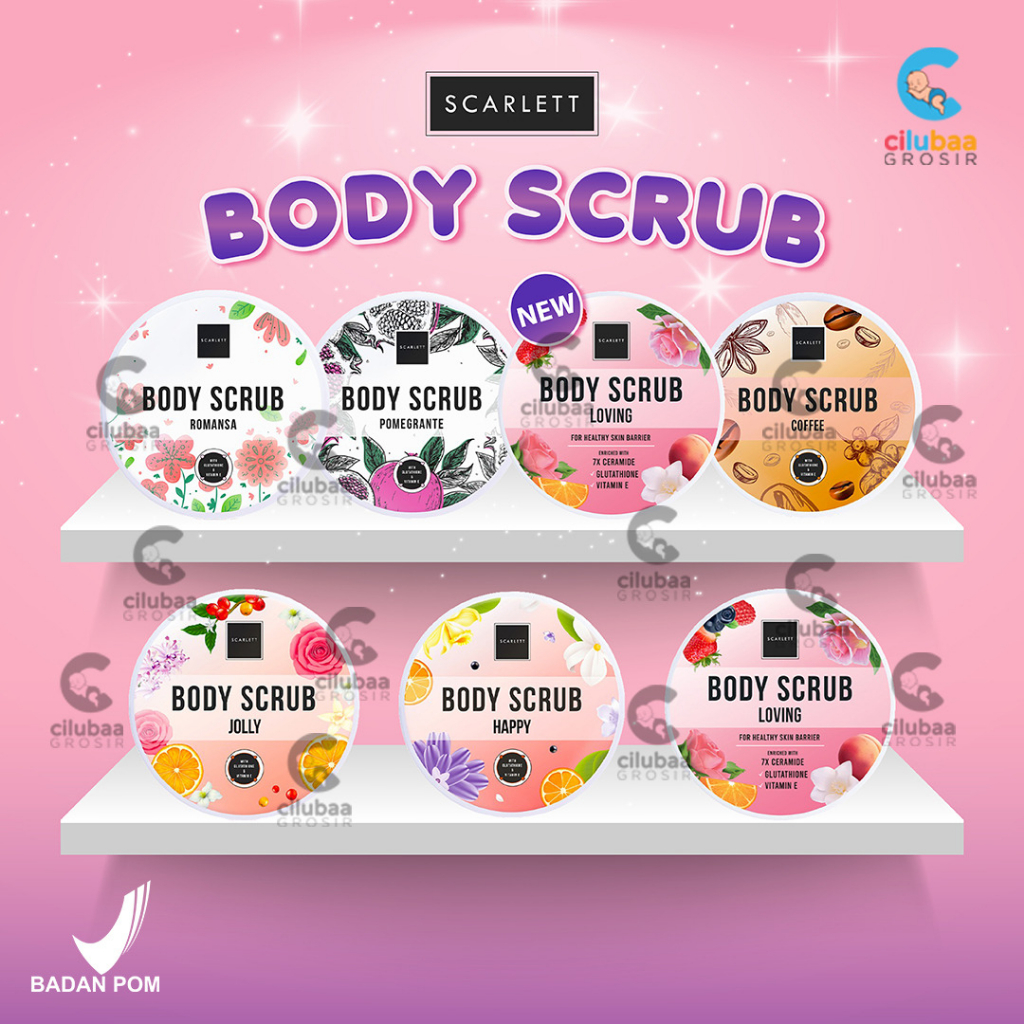 Jual SCARLETT Whitening Body Scrub Scarlett By Felicya Angelista