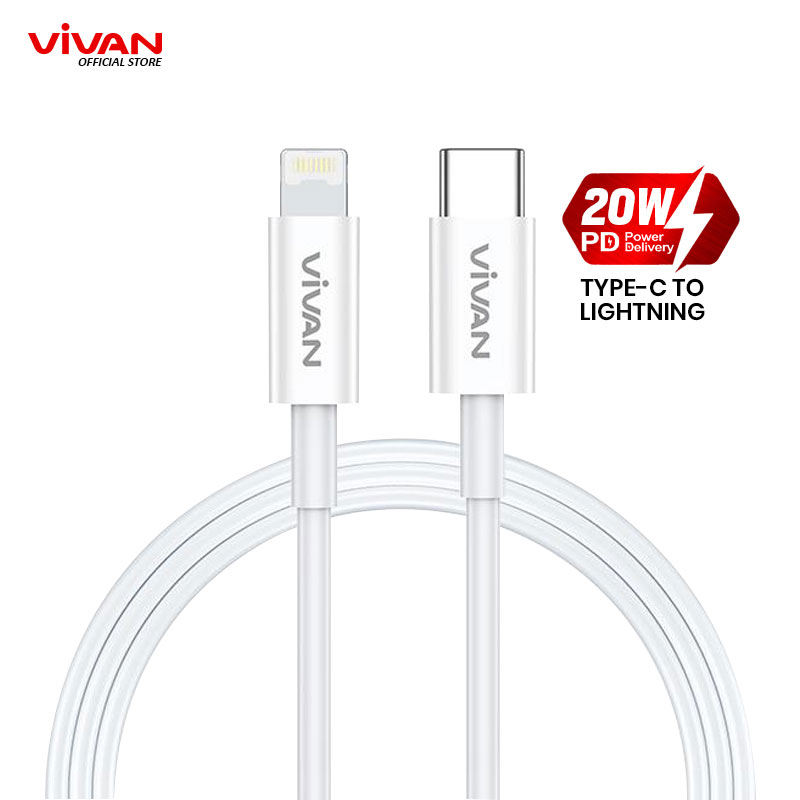 Jual Vivan Kabel Type C To Lightning For Iphone W Fast Charging Qc Pd