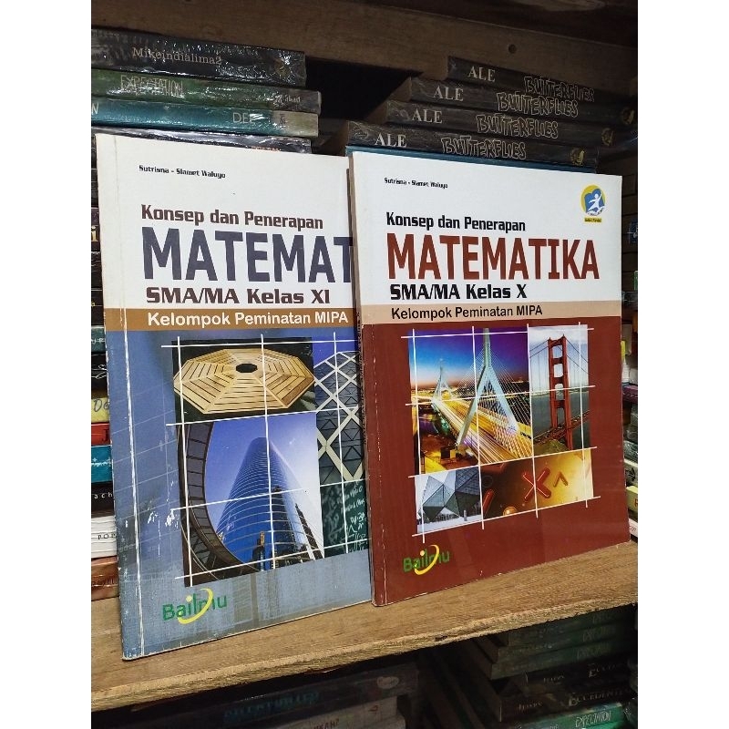 Jual Buku MATEMATIKA 1 2 3 SMA MA KELAS X XI XII KELOMPOK PEMINATAN IPA