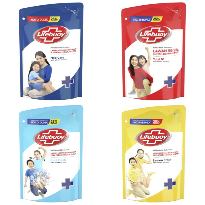 Jual Lifebouy Body Wash Refill Ml All Variant Shopee Indonesia