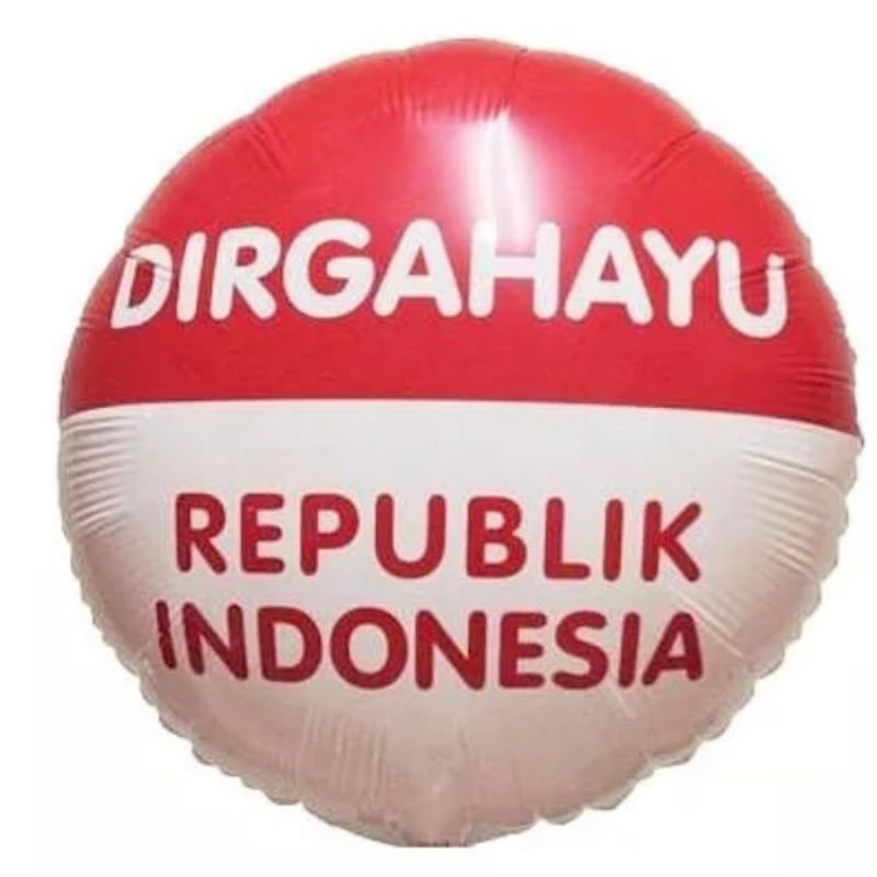 Jual Balon HUT RI 17 Agustus Dirgahayu Republik Indonesia I Love