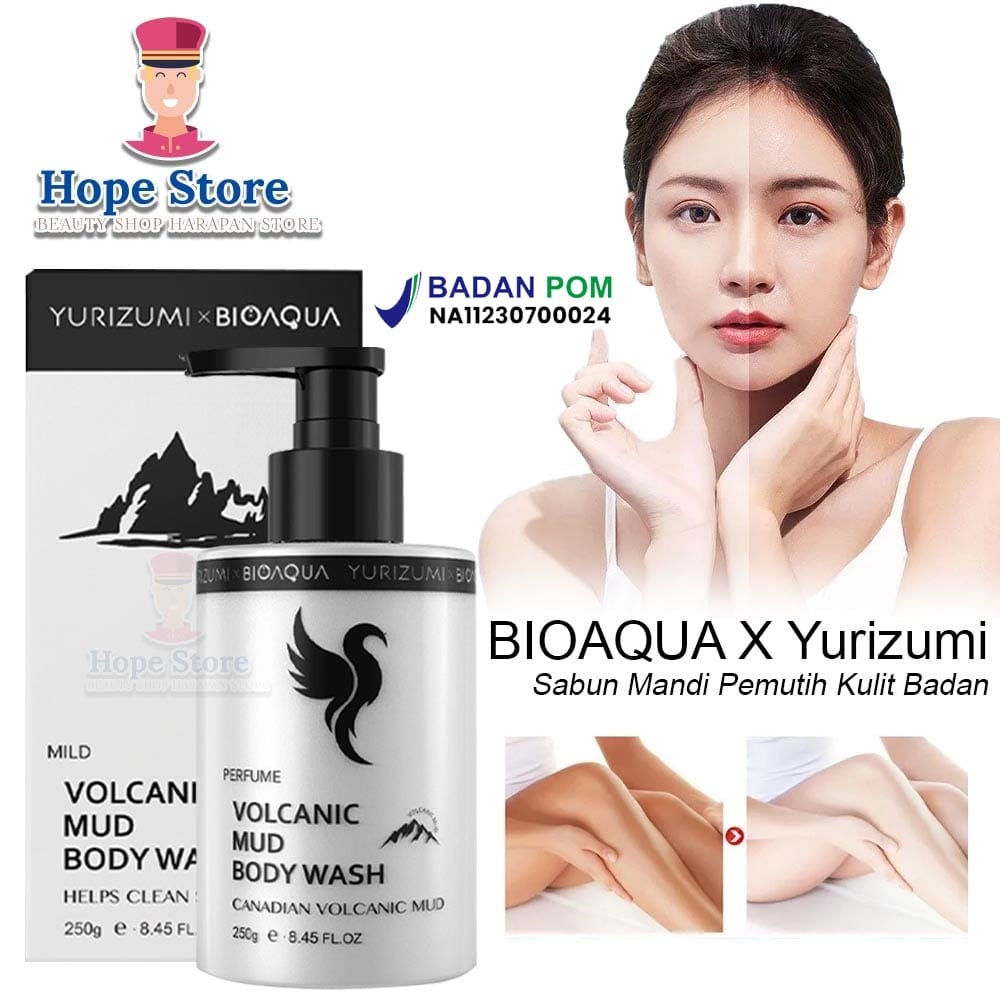 Jual Hope Store BIOAQUA X Yurizumi Volcanic Mud Body Wash Sabun