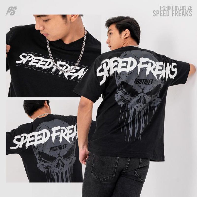 Jual T SHIRT PROSTREET OVERSIZE ONI RIDER SPEED FREAKS SPEED