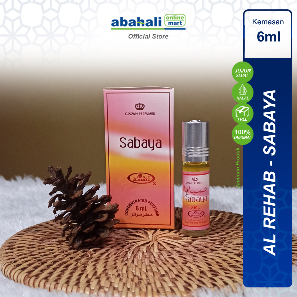 Jual Parfum Sholat Bebas Alkohol Al Rehab Sabaya Ml Roll On Feminim