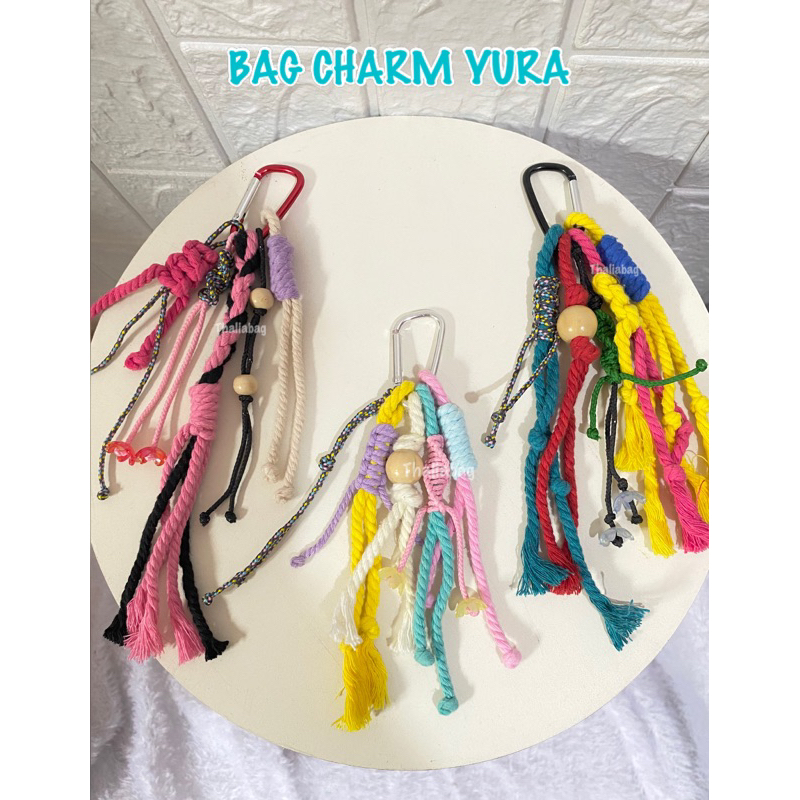 Jual YURA BAG CHARM BY THALIABAG STRAP BAG MACRAME HANDMADE