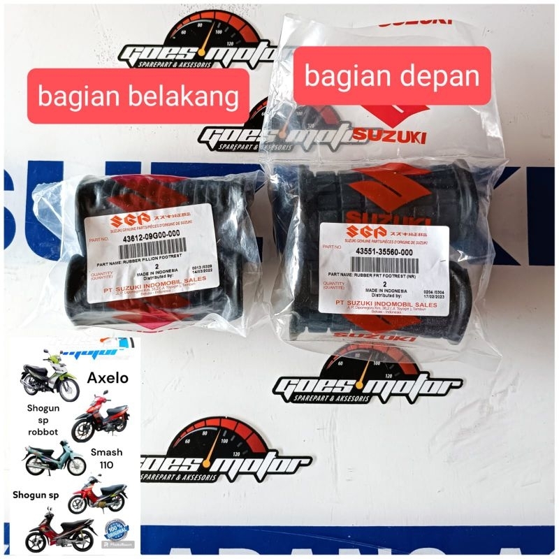 Jual Karet Footstep Depan Belakang Shogun R Rr Fl Robot Smash