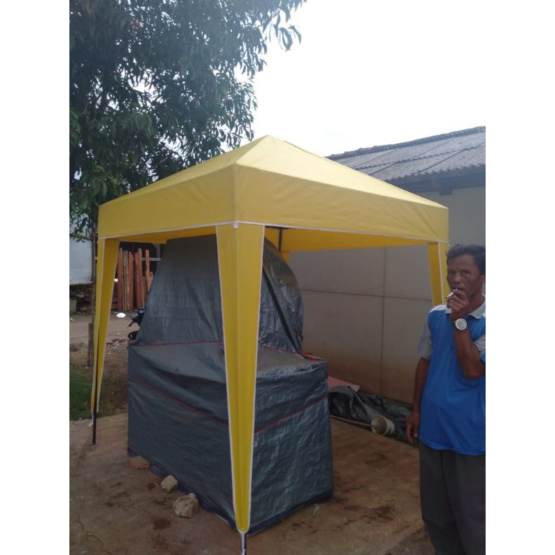 Jual TENDA CAFE PROMO UKURAN 2X2 FULL SET SISTEM BONGKAR PASANG