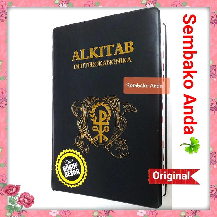 Jual Catholic Holy Bible BIG LETTER Edition Alkitab Katolik EDISI