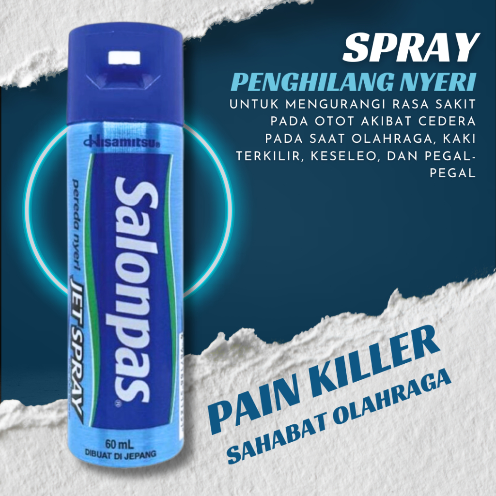 Jual Spray Penghilang Sakit Kaki Keseleo Pegal Semprotan Pereda Nyeri