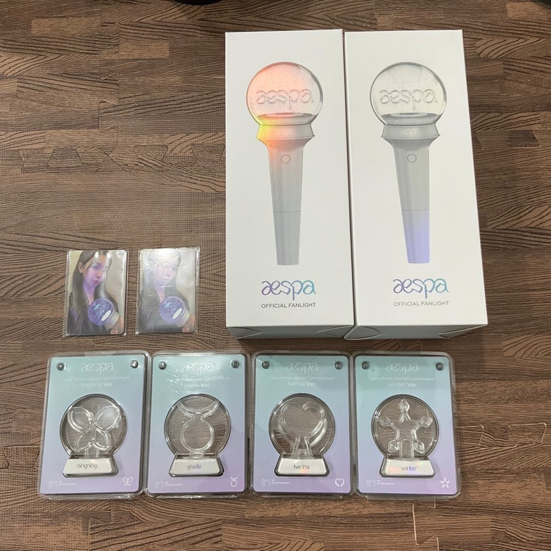 Jual READY STOCK AESPA OFFICIAL LIGHTSTICK EMBLEM AESPA KARINA