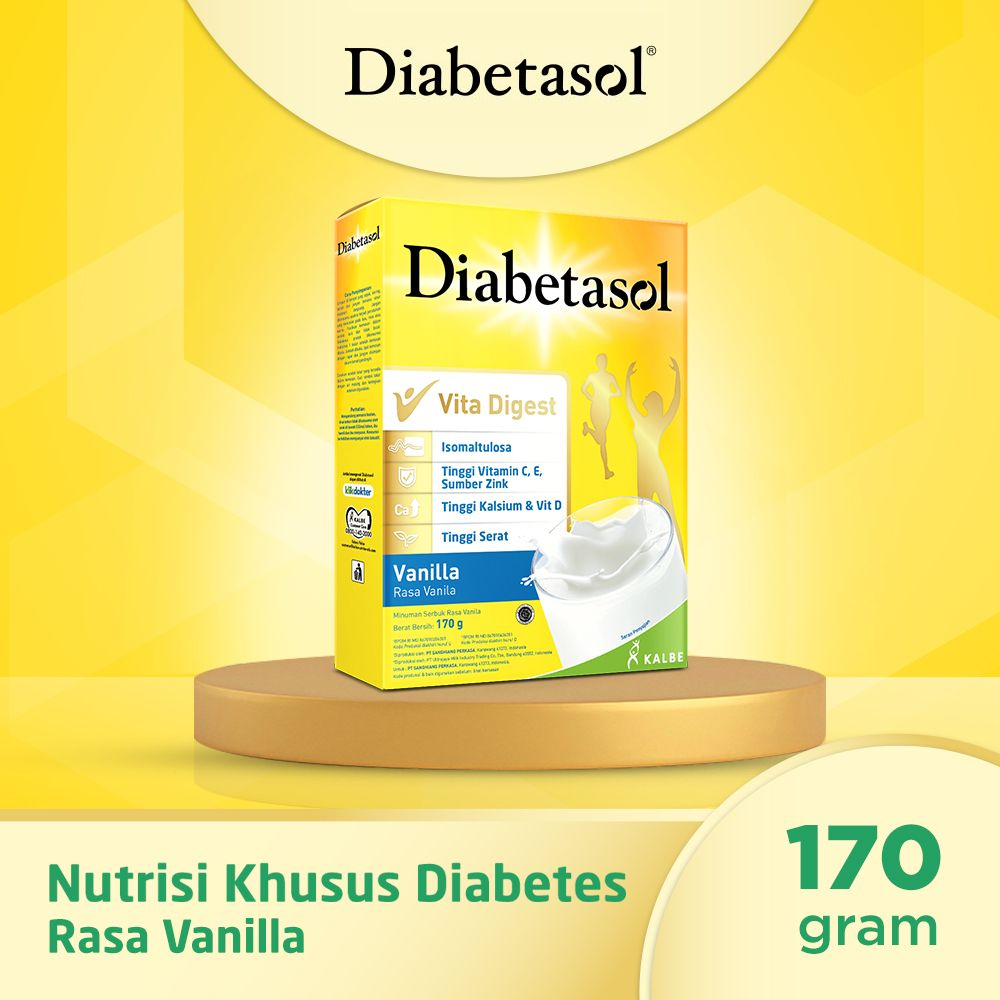 Jual Diabetasol 170g Susu Nutrisi Untuk Diabetes Shopee Indonesia