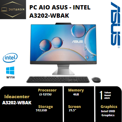 Jual Pc Aio Asus Intel A Wbak Shopee Indonesia