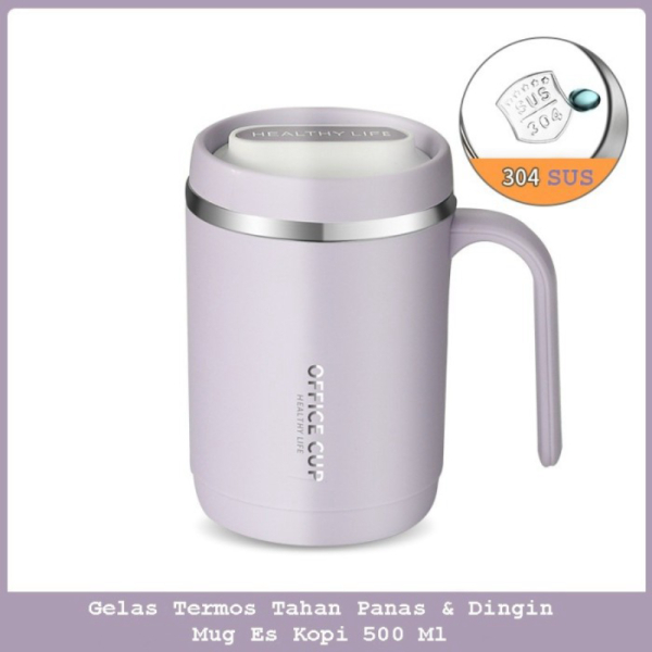 Jual Unik Gelas Termos Tahan Panas Dingin Es Kopi Mug Insulated Coffee