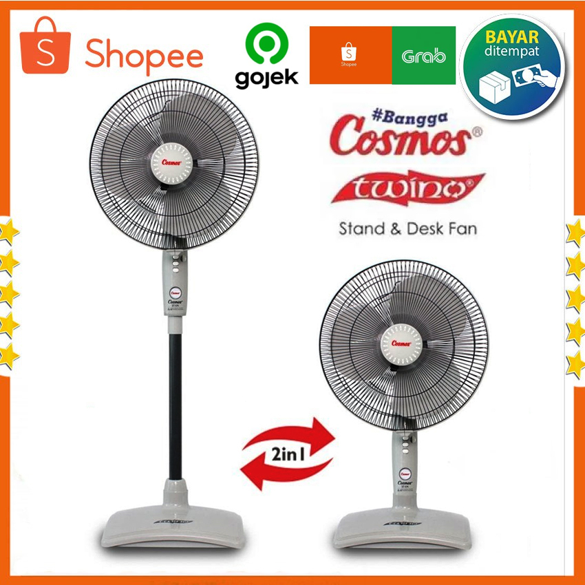 Jual Kipas Angin Berdiri Cosmos Sn Twino In Standing Duduk Desk