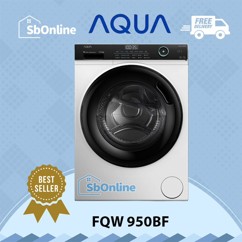 Jual AQUA MESIN CUCI FRONT LOADING 9kg FQW 950BF Shopee Indonesia