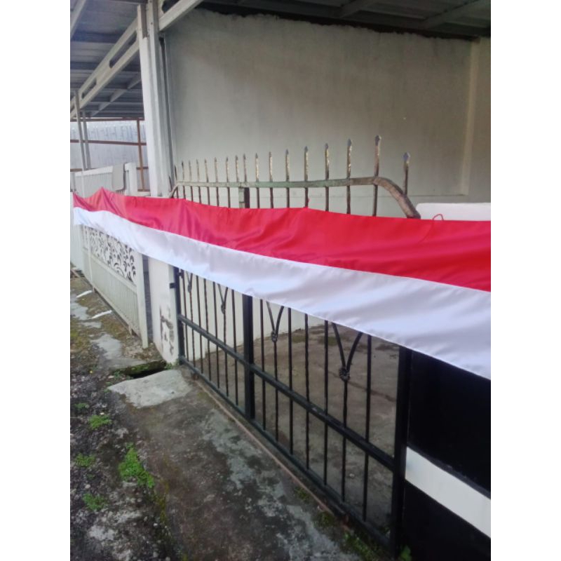 Jual BENDERA PANJANG MERAH PUTIH Bendera Umbul Umbul Lebar 45cm Harga