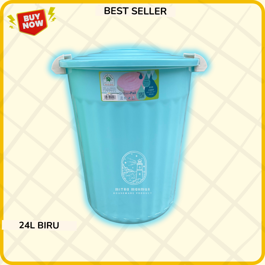 Jual GREEN LEAF EMBER PLASTIK 24 44 LITER EMBER GEMES EMBER KAMAR