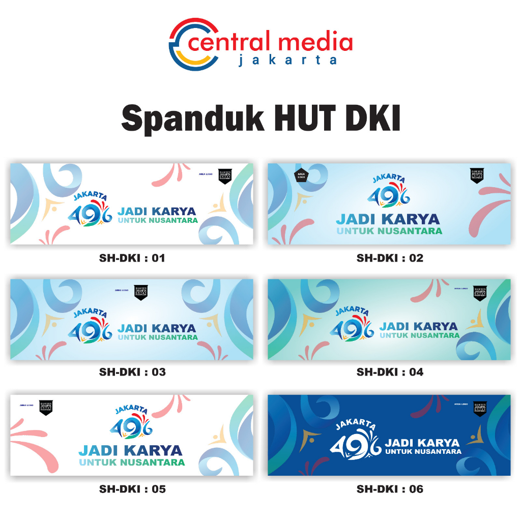 Jual Spanduk HUT DKI Jakarta Banner Hari Ulang Tahun Jakarta Shopee