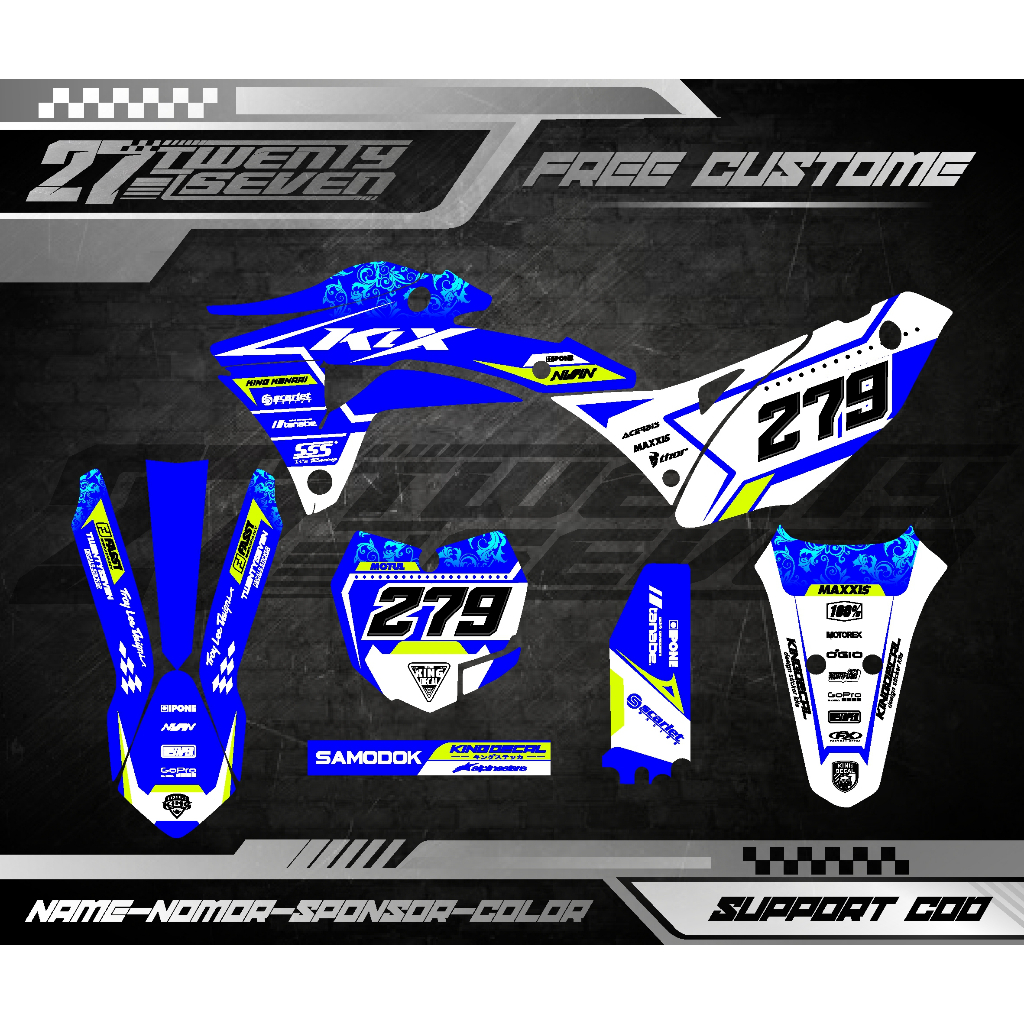 Jual DECAL KLX GORDON FULL BODY CUSTOME DESAIN Shopee Indonesia