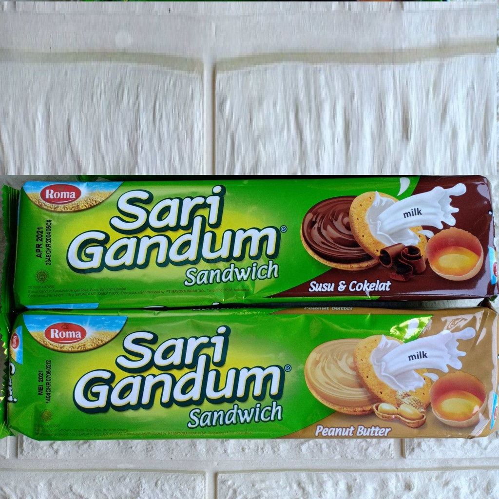 Jual Roma Sari Gandum Sandwich Gr Biscuit Gandum Shopee Indonesia