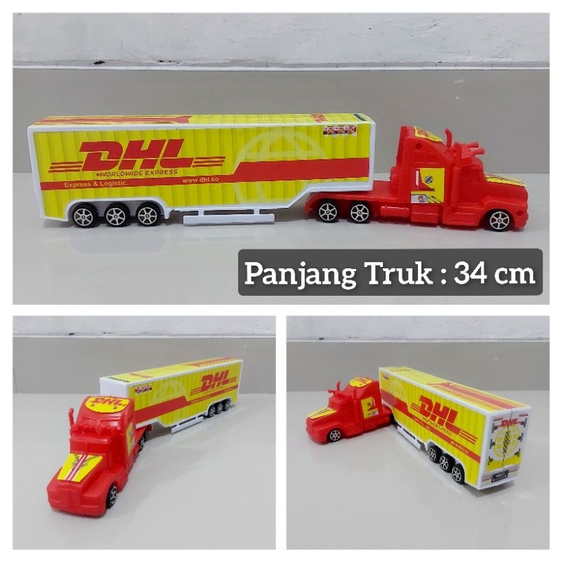 Jual Mainan Truk Kontainer Kurir Miniatur Miniatur Mobil Box Peti