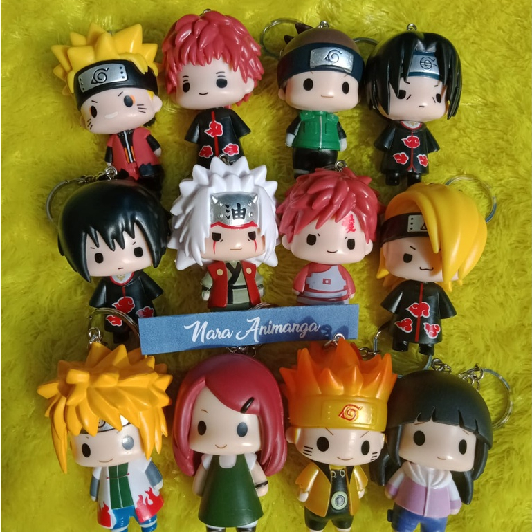 Jual Nara Animanga Action Mini Figure Keychain Gantungan Kunci Anime