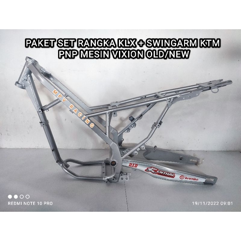 Jual RANGKA KLX GORDON BF D TRAKER S L G KLX PNP MESIN VIXION Shopee