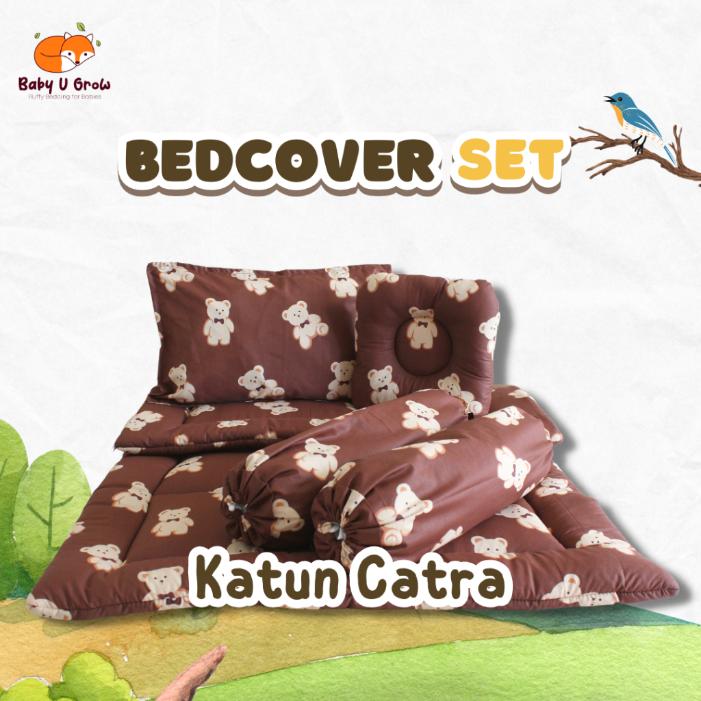 Jual In Jumbo Padat Baby Bedcover Complete Set Dengan Bantal